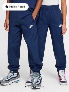 Nike Blue jogger lightweight Pants with size Large